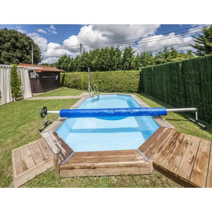 Enrouleur réglable piscine hors sol 5m