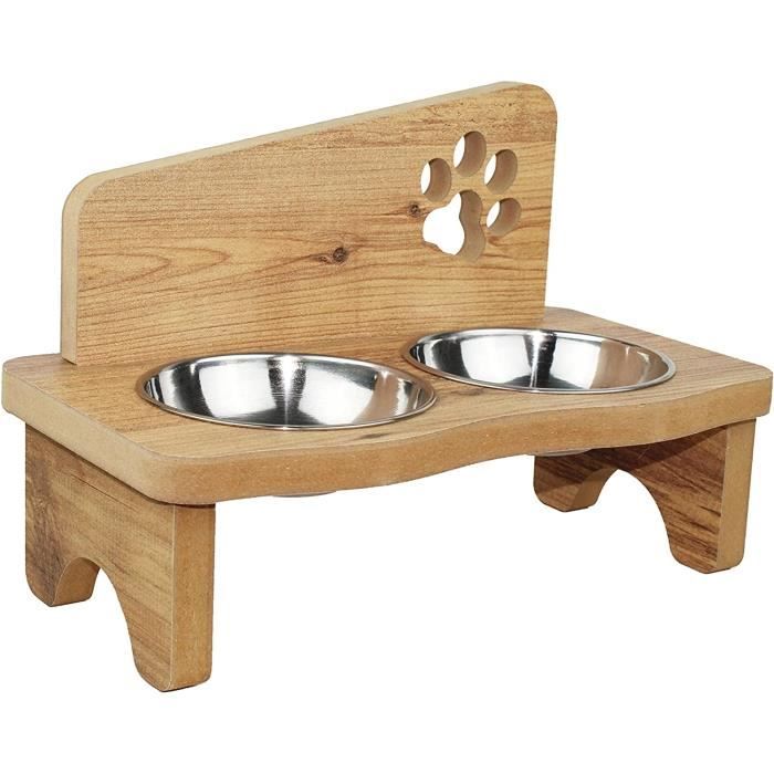 Double gamelle avec Support pour Chat