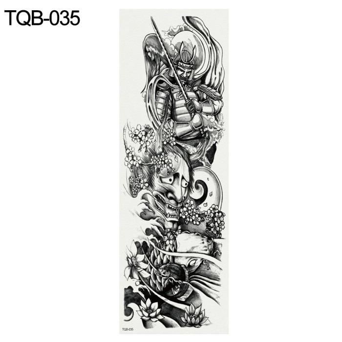 Plein bras temporaire Faux Tatouage Hommes Femmes Corps Art Décalque Autocollant De Transfert De L'eau TQB 035