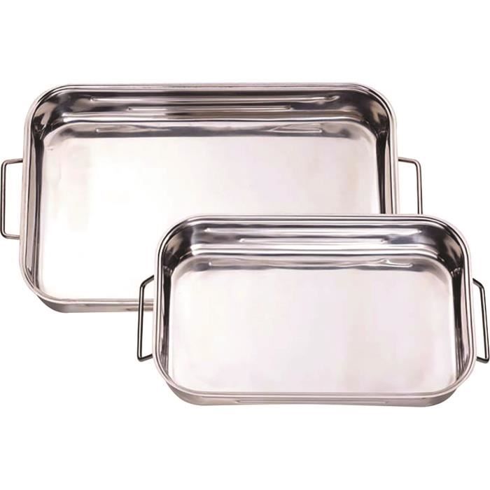 Plat rectangulaire inox 35 x 26