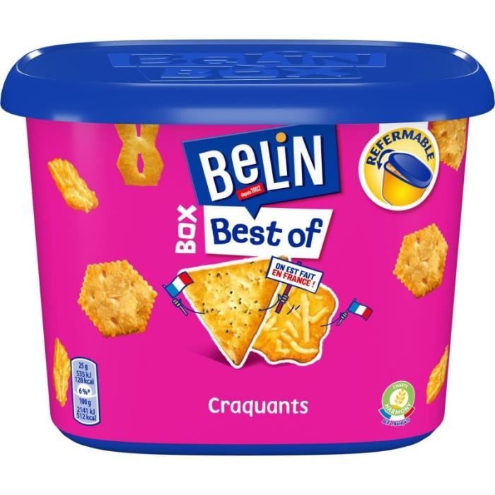 BELIN CRACKERS - Crakers Box Best Of 205G - Lot De 4