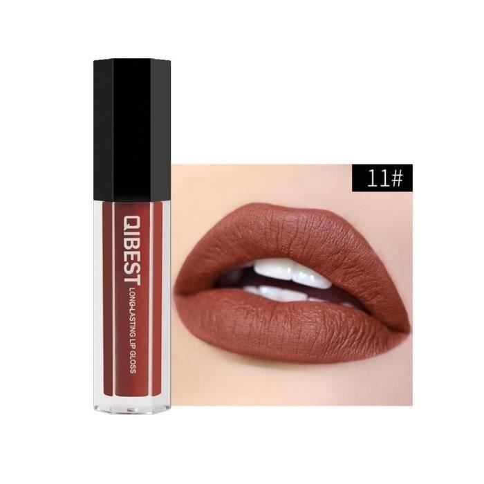New Lip Lingerie Matte liquide Rouge à lèvres Maquillage Brillant à lèvres Waterproof 14 Shades K HB3840