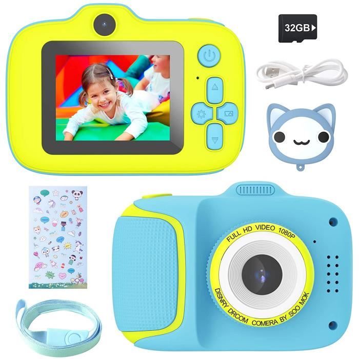 Kecow Appareil Photo pour Enfants Jouet pour Enfants Appareil Photo numeacuterique pour Enfants Eacutecran HD de 2 Pouces 1080P av