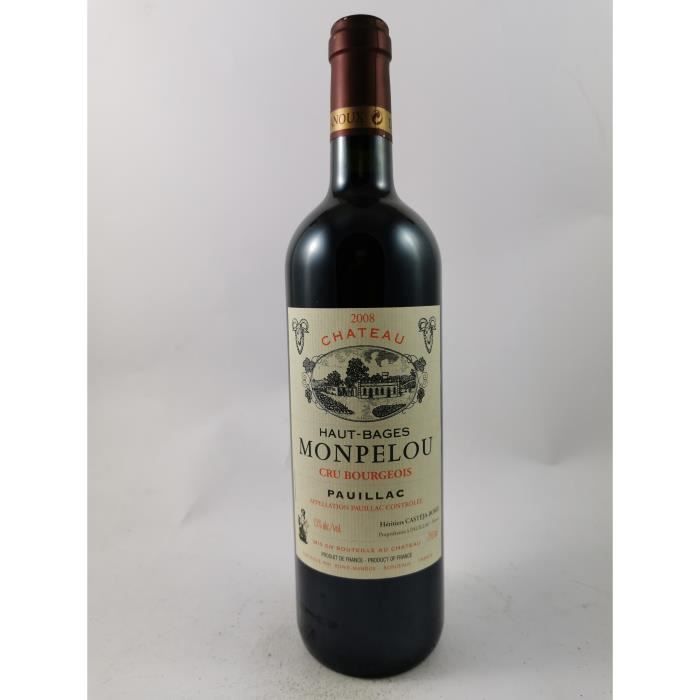 Château Haut Bages Montpelou 2008, Pauillac, Rouge, 75 cl.