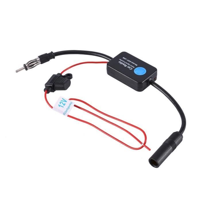 Amplificateur d'antenne Autoradio FM Signal Amplificateur pour Voiture ANT-208 F