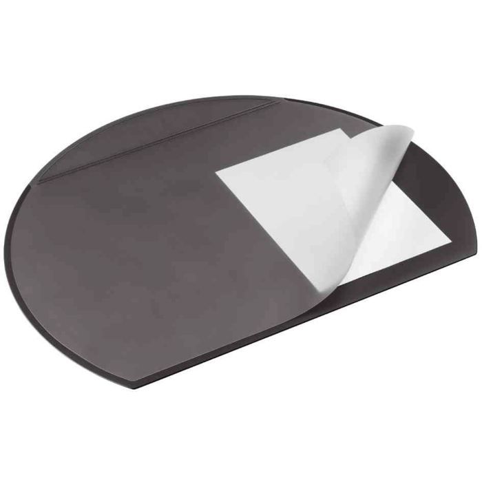 Sous-main Demi-cercle avec rabat transparent, 6…