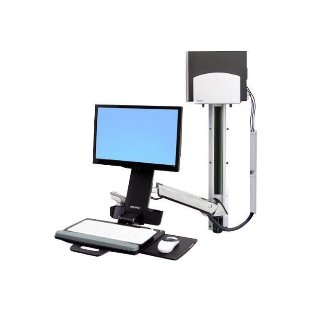 ERGOTRON - 45-271-026 Kit de montage pour écran LCD, clavier, souris, lecteur de codes à barres, unité centrale