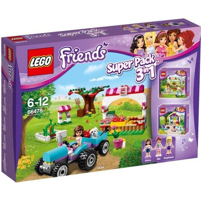 LEGO FRIENDS 66478- SUPER Pack 3 en 1.