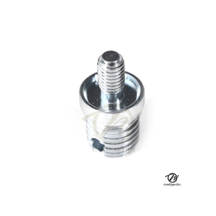Adaptateur pour tête débroussailleuse Easy Work Tecomec. Mâle. Ø 8x1,25. Pas à gauche