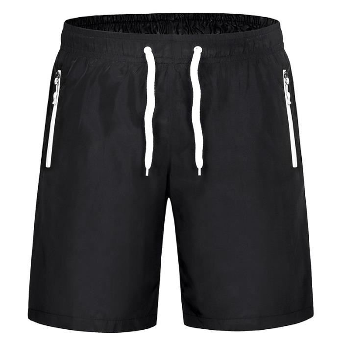 Bermuda Homme Plage De Sable Sport Loisir s Séchage Rapide,Blanc,XXXXL