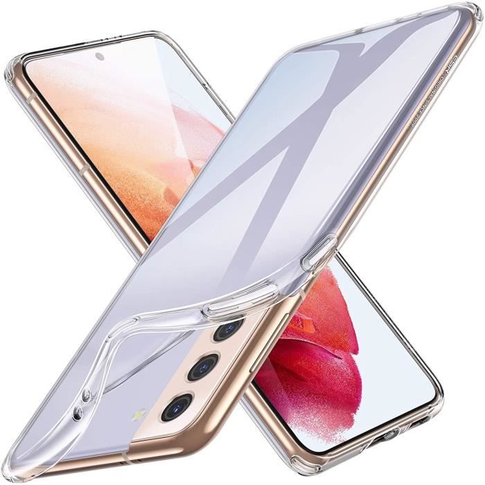 Coque GALAXY S21 Etui de Protection Transparent Bumper Extrêmement Fin en TPU Souple