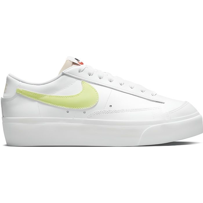 Nike W Blazer Low Platform White Lemon Twist