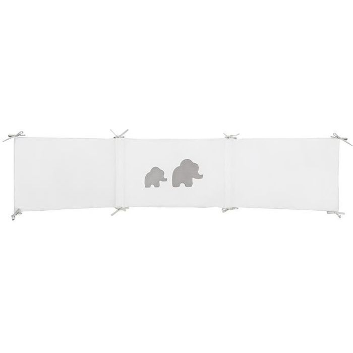 NATTOU Tour de lit réversible Tembo - 180 x 40 cm - En coton et polyester