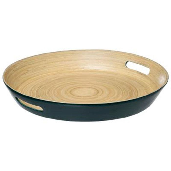 Plateau Rond en Bambou \