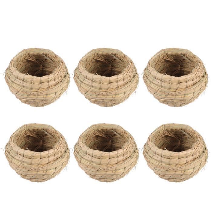 1pcs Beautiful Pratique Bird Hut House Nid d'oiseau oiseau balancoire - portique jeux de recre - jeux d'exterieur