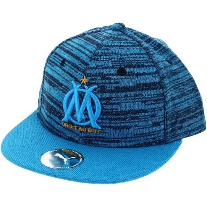 Casquette équipe football Om snap back cap navy - Puma Adult Bleu Marine / Bleu Nuit