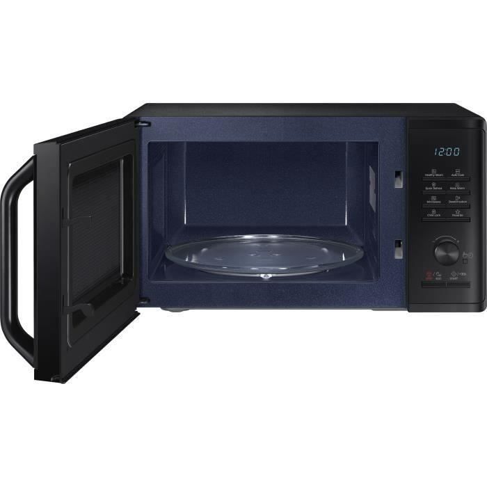SHOT CASE - Micro-ondes solo - SAMSUNG - MS23K3555E - Noir - 23L - Contrôle électronique + bouton - Fonction maintien au chaud