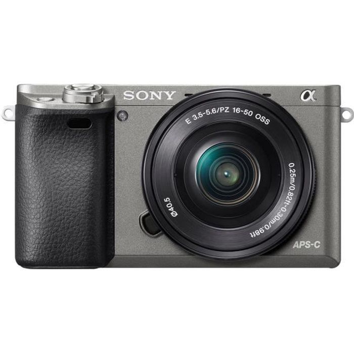 Sony α6000 ILCE-6000 - Appareil photo numérique - sans miroir - 24.3 MP - APS-C - 1080p - 60 pi-s - corps uniquement - Wi-Fi, NFC