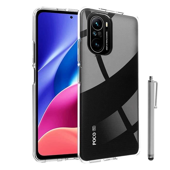 VCOMP® Pour Xiaomi Mi 11i/ Mi 11X/ Mi 11X Pro: Coque Silicone gel UltraSlim et Ajustement parfait + Stylet - TRANSPARENT