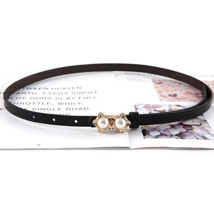 Ceinture Dorée Femme Ceinture Femme En Cuir PU - Boucle Dorée (5 Tailles Disponibles) Ceinture Reiko Femme Ceinture Cuir Femme