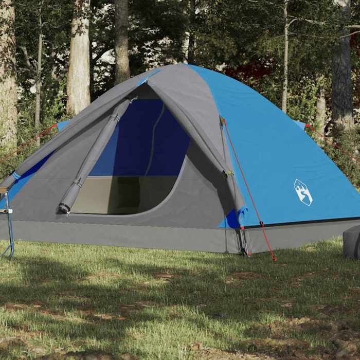 vidaXL Tente de Camping 6 Personnes Tente dOmbrage avec Sac de Transport Auvent Portable avec Parois Latérales pour 94413