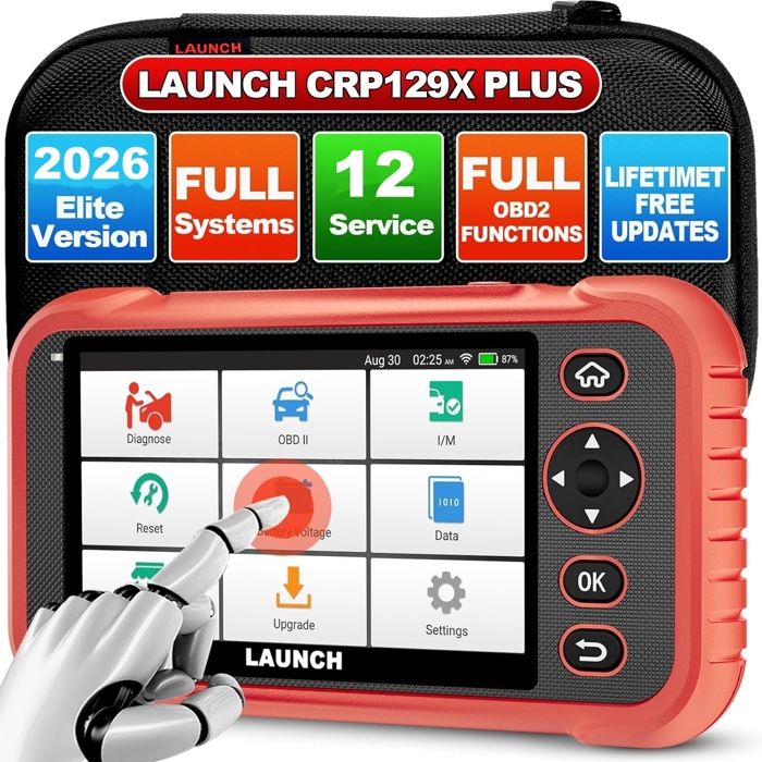 Launch CRP129X Plus Valise Diagnostic Auto Pour Tous Les systèmes de Diagnostic en français OBD2 Scanner