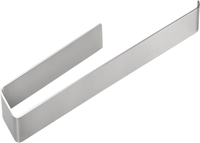 Porte-Serviettes Sans Perçage Acier Inoxydable Brossé 39 Cm – Double Barre Autocollante Salle De Bain Et Cuisine, Fixation Solide