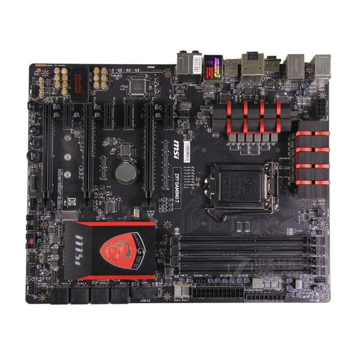 Carte mère MSI Z97 GAMING 7 Intel Z97 LGA 1150 4xDDR3 SDRAM 32 Go ATX - Msi