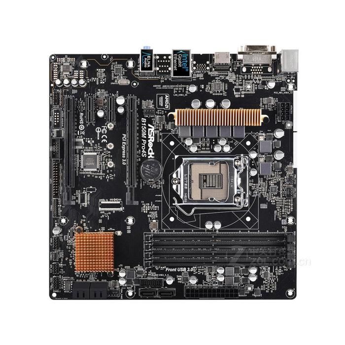 Carte mère ASRock B150M Pro4S Intel B150 LGA 1151 4xDDR4 64GB Micro ATX Reconditionné - ASRock reconditionné disponible sur Cdiscount Seconde Vie