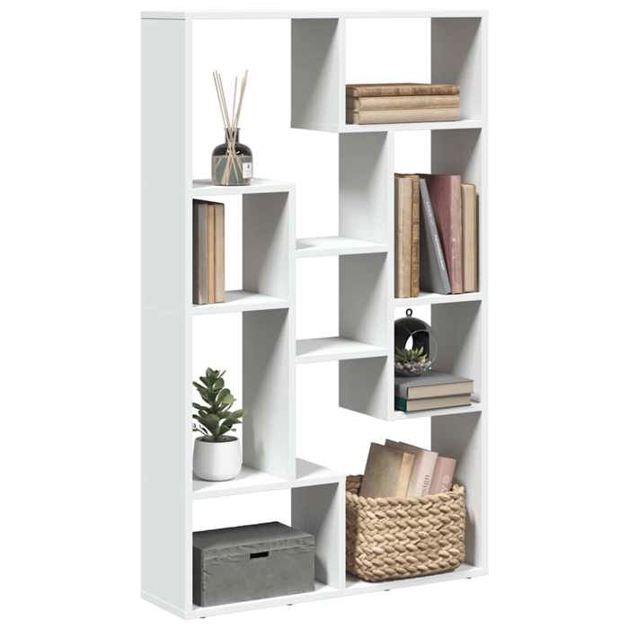 vidaXL Bibliothèque blanc 72x20x1205 cm bois dingénierie 858156