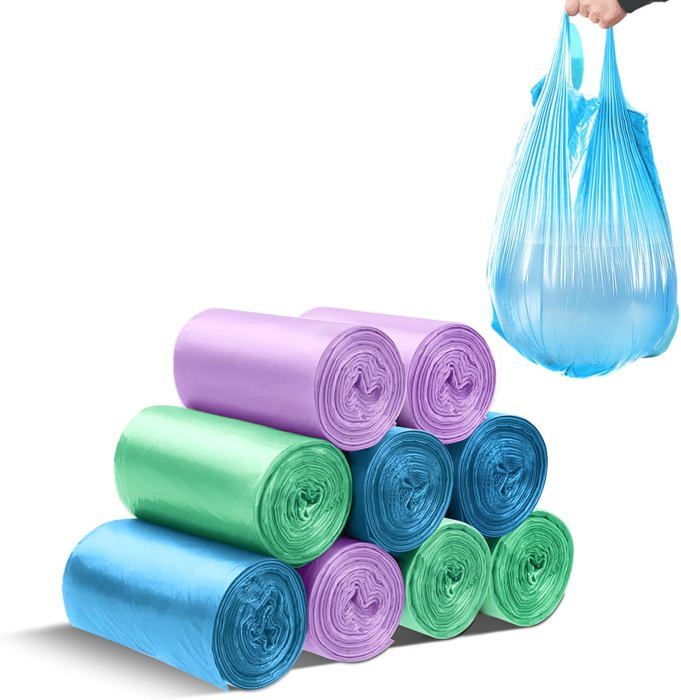 Lot De 3 Rouleaux De Sacs Poubelle Pour Cuisine, Salle De Bain 110 Sacs