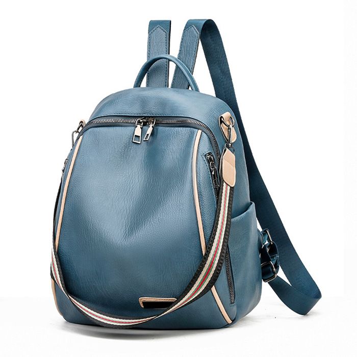 DIRRONA Sac à Dos Femme En Cuir Véritable Multifonction – Antivol – Élégant Et Décontracté – Noir – Idéal Voyage Travail