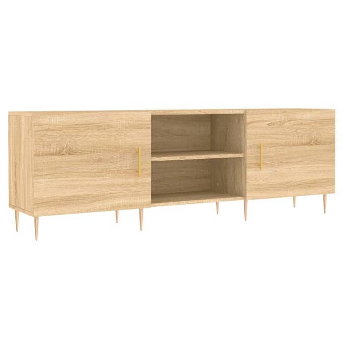 Printemps/été 2025 Meuble TV Chêne sonoma - JM - haute de gamme - 150x30x50 cm bois dingénierie EU2190