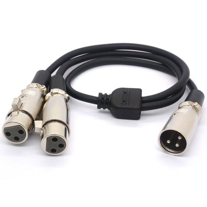 Pack 2 Câbles XLR Femelle Vers Jack TRS 6,35 Mm 10M - BEITSZ Pour Micro, Guitare, Amplificateur Et Mixeur