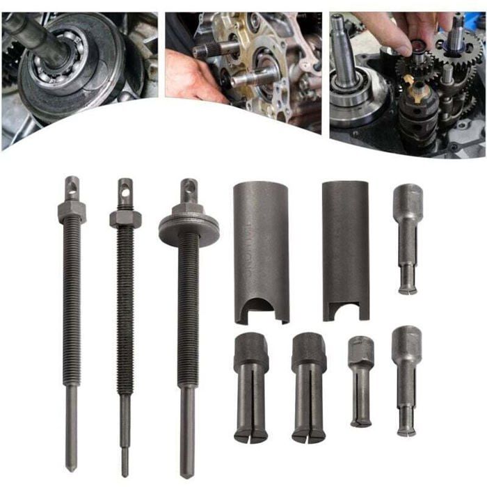 Extracteurs de Roulements de moto 8 PIÈCES Kit doutils De Retrait de Roulement interne 9-30mm Ensemble dextracteur de Roulemen