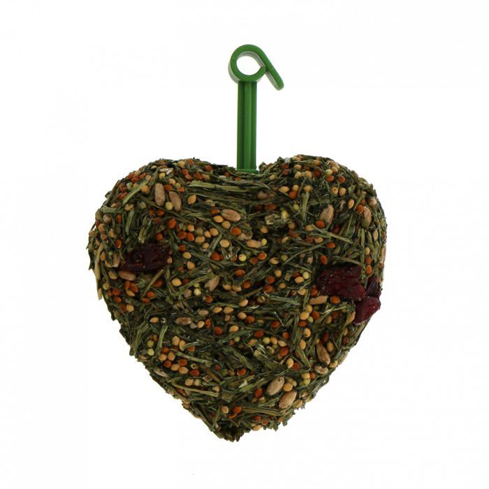Friandise pour lapin - JR FARM - Coeur à la cerise - Cerises séchées - Crochet plastique - Usure des dents