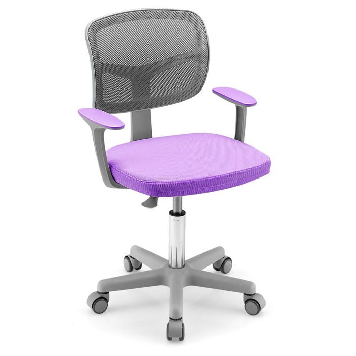 Chaise de bureau pour enfants - HELLOSHOP26 - Violet - Ergonomique - Réglable en hauteur - Dossier en Y Chaise de bureau pour enfants - HELLOSHOP26 - Violet - Ergonomique - Réglable en hauteur - Dossier en Y
