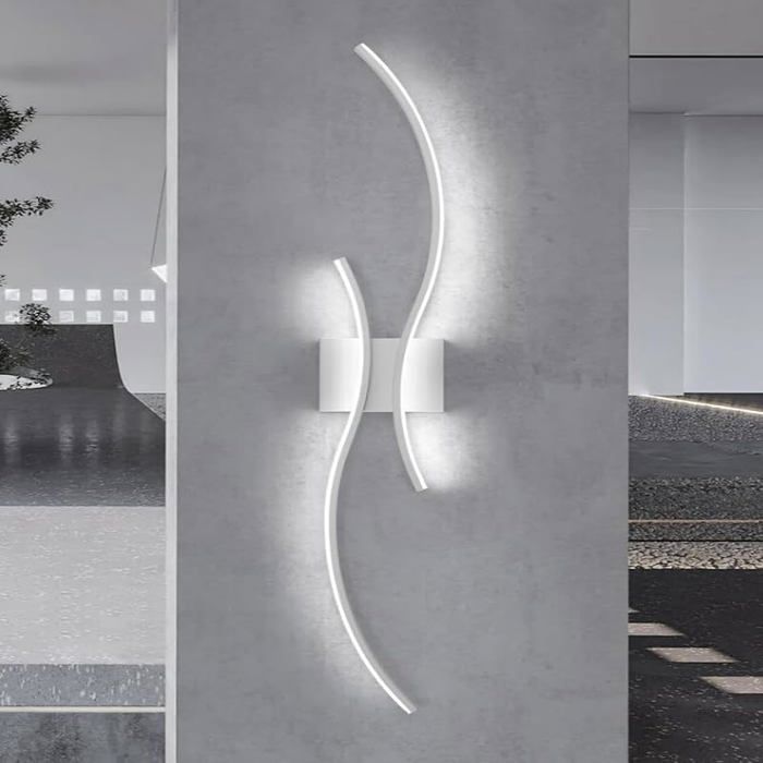 Applique Murale Intérieure LED, 27W Moderne Lampe LED Murale Design ...