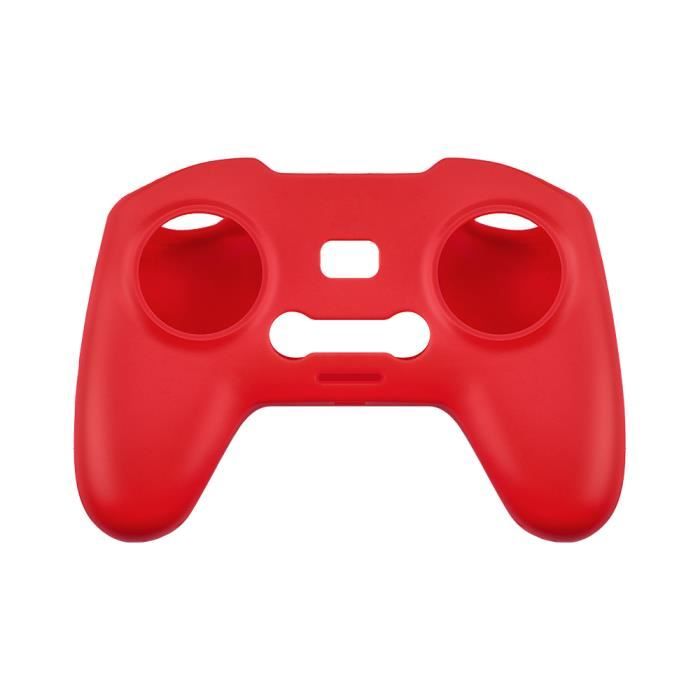 Un boîtier rouge - Étui de protection en silicone pour télécommande DJI