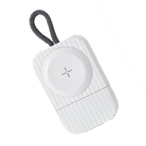 Port USB blanc - Chargeur magnétique sans fil Dock pour Apple Watch série 6 5 4 3 2 1 ROCK Portable Qi statio