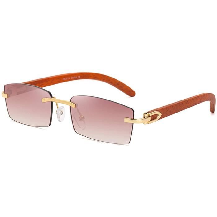 Lunette de hotsell soleil monture bois
