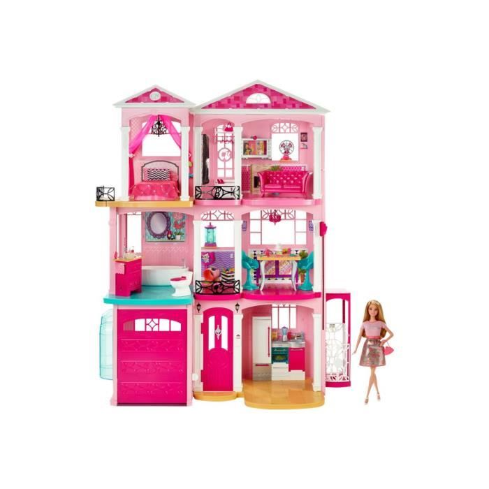 Barbie Barbie Dreamhouse Bonus Fashionista Doll Achat Vente Maison Poupee Cdiscount