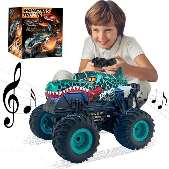 Voiture télécommandée,Jouets garçon RC Monster Truck 2,4 GHz 20 km/h-1:20  avec marche verticale, rotation à 360°, lumière LED et - Cdiscount Jeux -  Jouets