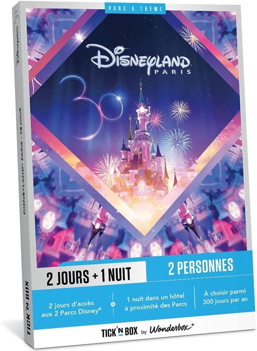 Coffret cadeau - Disneyland Paris - 1j - 2parcs - 2p