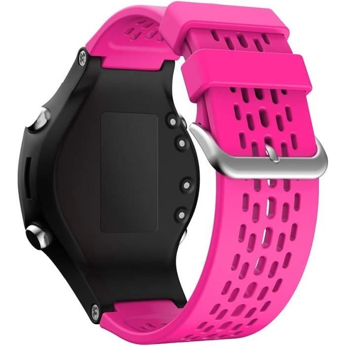 Cinturino orologio in silicone doppio colore per Garmin Forerunner 220/230/235/620/630/735XT/Approach S6 Bracciale elastico moda