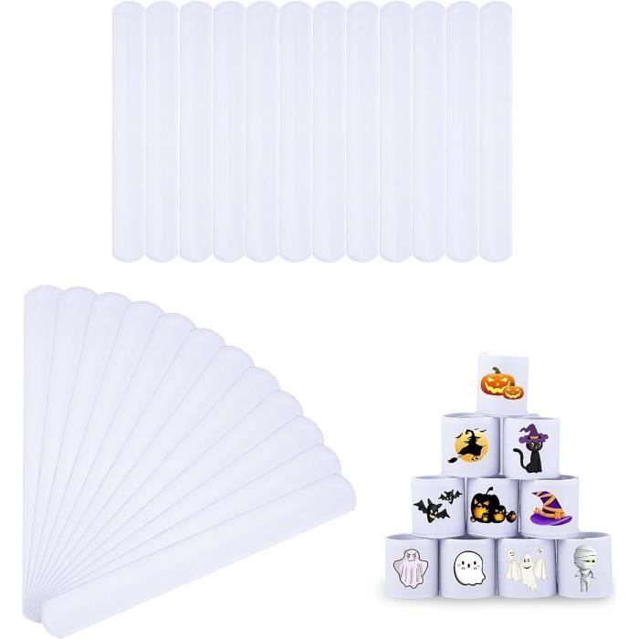 Lot De 7 Casquettes Blanches Vierges à Peindre - Coton Pour Enfants - Activités Manuelles Et Fêtes - 5