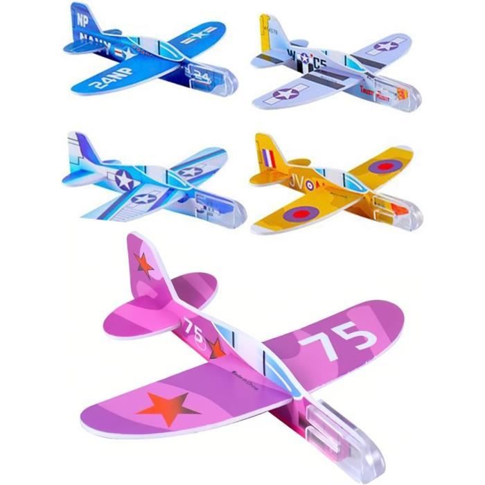 Flanacom Lot de 2 Avion en Polystyrène Premium XXL - 43 cm Avion