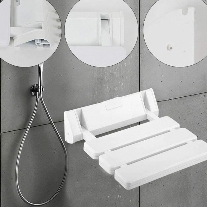 Siege De Douche Pliant Chaise Pliante Pour Personnes Agees Dans Salle De Bain Siege Pliant Pour Support Mural De Douche Cdiscount Maison