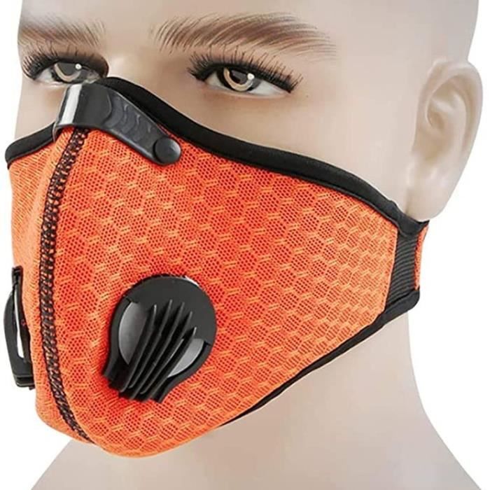 Masque anti-poussière extérieur demi-masque bouche-moufle coupe-vent pour  le ski de vélo Orange _spe3246 - Cdiscount Auto