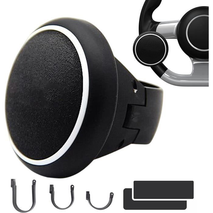 Spinner Volant Voiture BL Silicon Noir - Accessoire Direction Assistée - Design Ergonomique Et Sécurisé